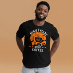 Halloween T-Shirt: Nightmare BEFORE Coffee - Lustiger Koffein-Albtraum