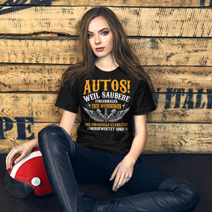 Lustiges T-Shirt für Autoliebhaber - Saubere Fingernägel und Autos T-Shirt