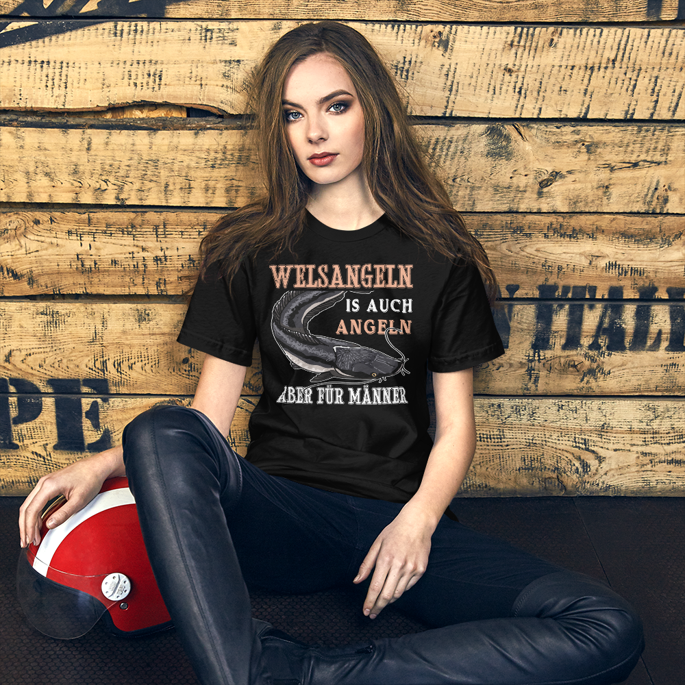 Welsangeln - viel cooler als Angeln T-Shirt | Angelshirt für Fischer