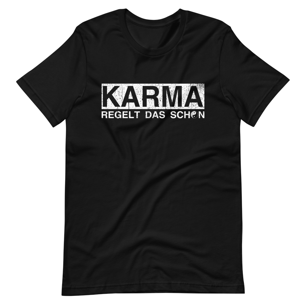 Karma regelt das schon! T-Shirt - Lustiger Spruch, cooles Design