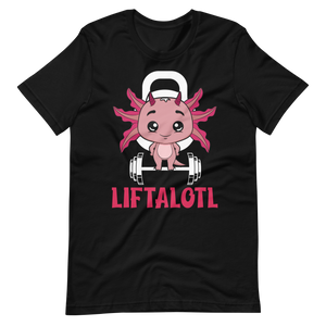 Liftalotl Anime! T-Shirt für Fitness- und Anime-Liebhaber