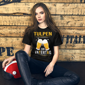 Tulpen zum Vatertag T-Shirt für Männer - Vatertagsgeschenk