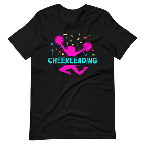 Cheerleading Pomms T-Shirt für Mädchen und Frauen