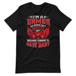 Lustiges Gamer-Shirt - I am a Gamer, and I have many Lifes! - Gamer Shirts