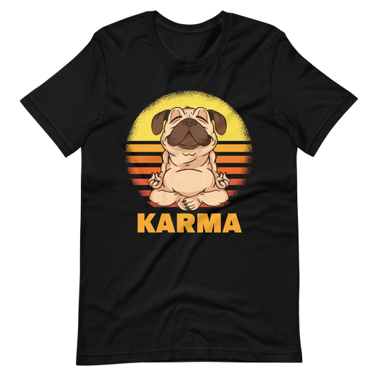 Karma Mops T-Shirt - Lustiges und stylisches Shirt für jeden Tag