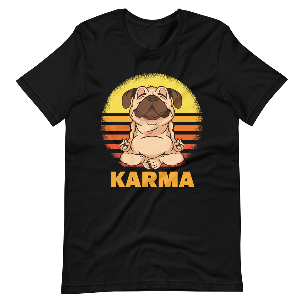 Karma Mops T-Shirt - Lustiges und stylisches Shirt für jeden Tag