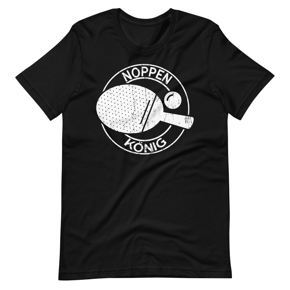 Noppen König T-Shirt - Coole Geschenkidee für Tischtennisfans