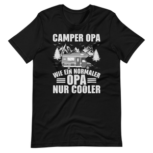 Camper Opa T-Shirt | Cooler Opa Camping Spruch Shirt