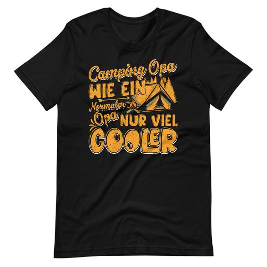 Witziges Camping Opa T-Shirt - Cooler als ein normaler Opa