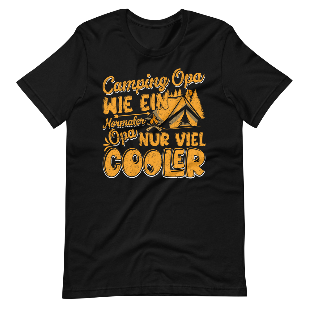 Witziges Camping Opa T-Shirt - Cooler als ein normaler Opa