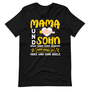 Mama und Sohn T-Shirt | Ein Herz und eine Seele