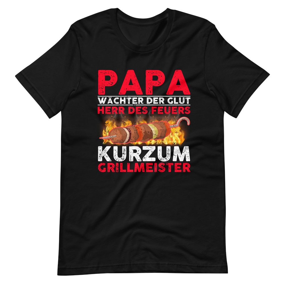 Grillmeister T-Shirt für Papas - Lustiges Geschenk für Grillfans