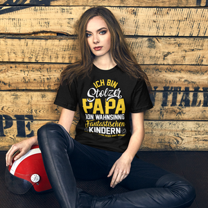 Stolzer Papa von fantastischen Kindern T-Shirt | Vatertagsgeschenk