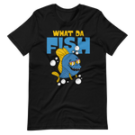 Kaufe jetzt mein lustiges T-Shirt "Lustiger Angler, was der Fisch"
