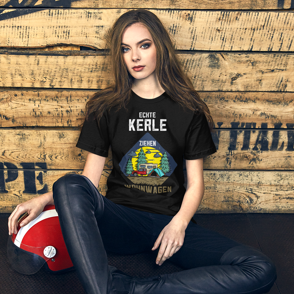 Kaufe jetzt mein T-Shirt "ECHTE Kerle ziehen Wohnwagen!"