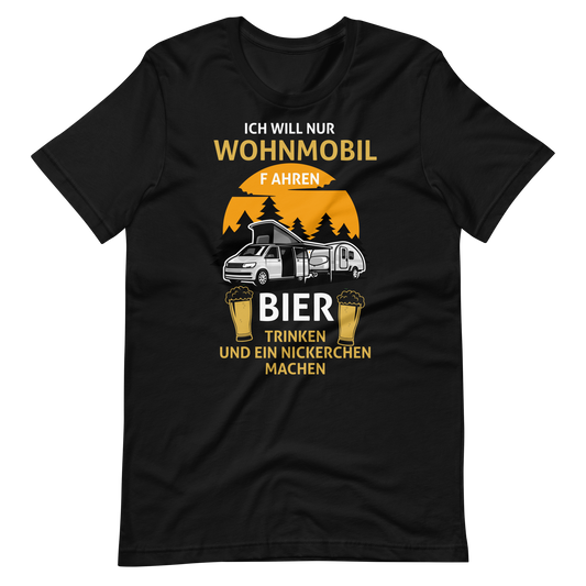 Kaufe jetzt mein T-Shirt "Campen, Bier, Nickerchen!"