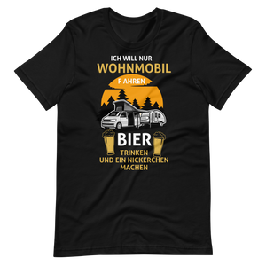 Kaufe jetzt mein T-Shirt "Campen, Bier, Nickerchen!"