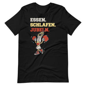 Essen Schlafen Jubeln - Cheerleading T-Shirt