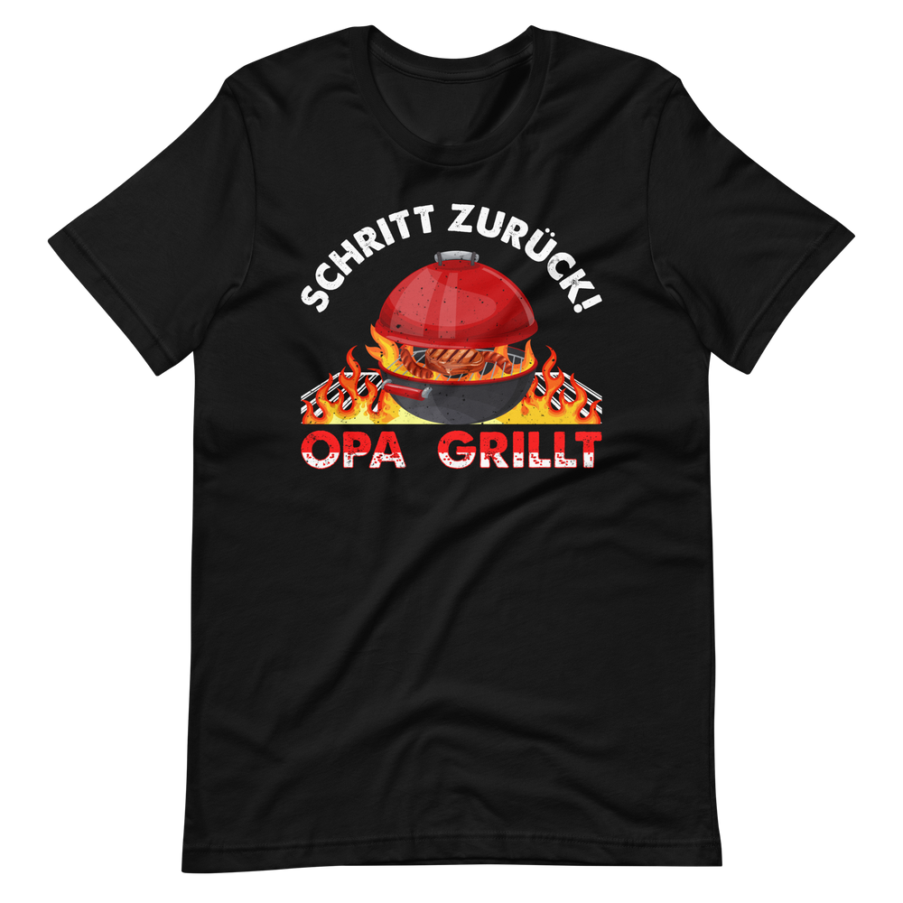 Schritt zurück! OPA grillt T-Shirt