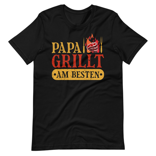 Papa GRILLT am besten! Lustiges BBQ T-Shirt