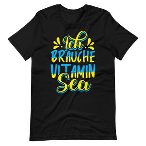 Lustiges T-Shirt "Vitamin SEA!" für Strandliebhaber | Baumwollqualität