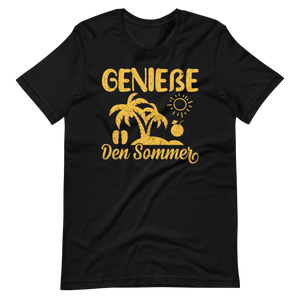 Sommer-T-Shirt "Genieße den Sommer!"