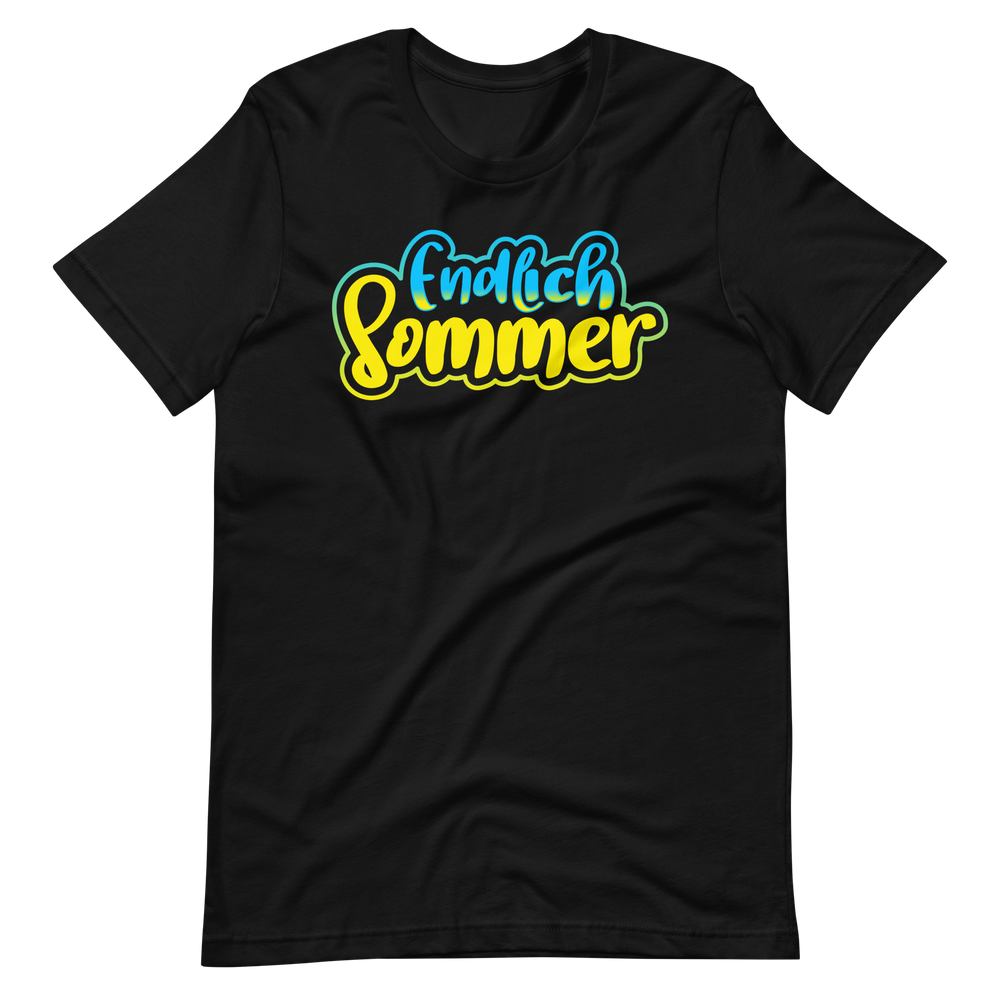 Trendiges T-Shirt "Endlich Sommer! Logo Style!" | Lässiger Look