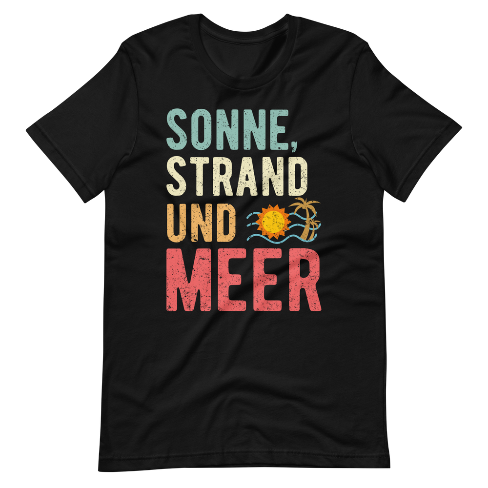 Sommer-T-Shirt "Sonne, Strand und MEER!" | Urlaubsfeeling pur