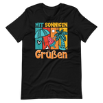 Sommer-T-Shirt "Sonnige Grüße!" | Positiver Style
