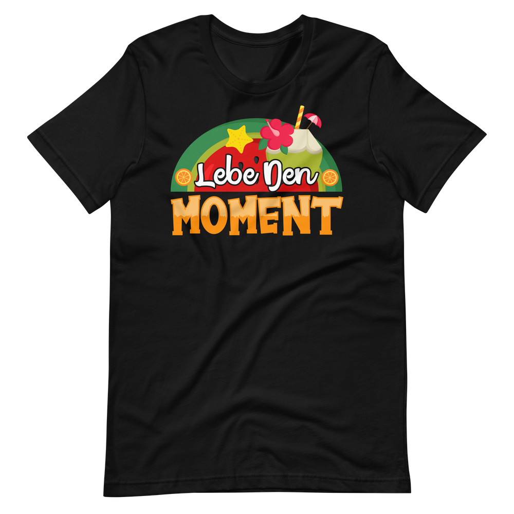 Sommer-T-Shirt "Moment leben!" | Positiver Style