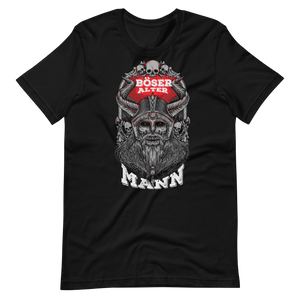 Lustiges T-Shirt "Böser alter Mann! Viking Style!"