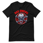 Coole T-Shirt Bad Omens! Totenkopf Style! | Unheilvoller Look