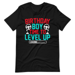 Birthday Boy Time To Level Up - Gamer Shirts