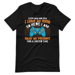 Witziges Gamer-Shirt - Every Now And Then I Leave My Room - Gamer Shirts