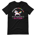 Lustiges T-Shirt "Kein Regenbogen, nur GLITZER!" | Witziger Spruch