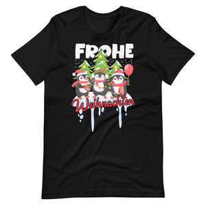 Frohe Weihnachten! Lustige Pinguine - Fröhliches Weihnachtsshirt