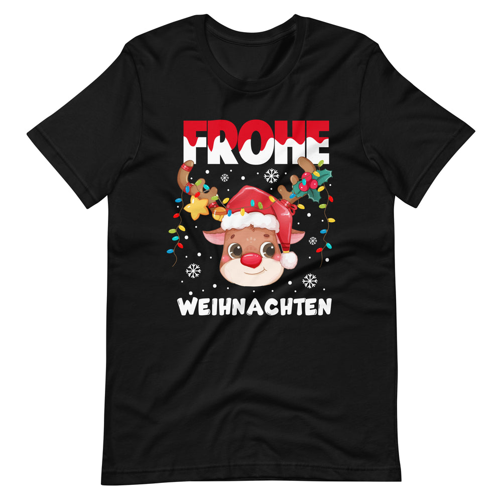 Frohe Weihnachten! Süßes Rentier - Festliches T-Shirt für alle Altersgruppen