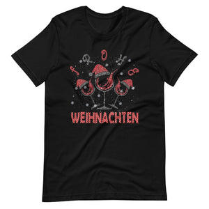 Frohe Weihnachten! Weinliebhaber - Lustiges Weihnachtsshirt für Genießer