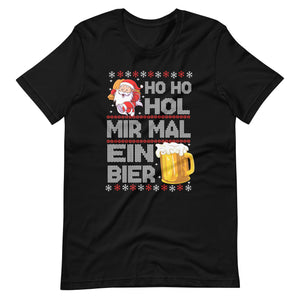 HO HO HOL Mir mal ein Bier! Funny Weihnachten T-Shirt