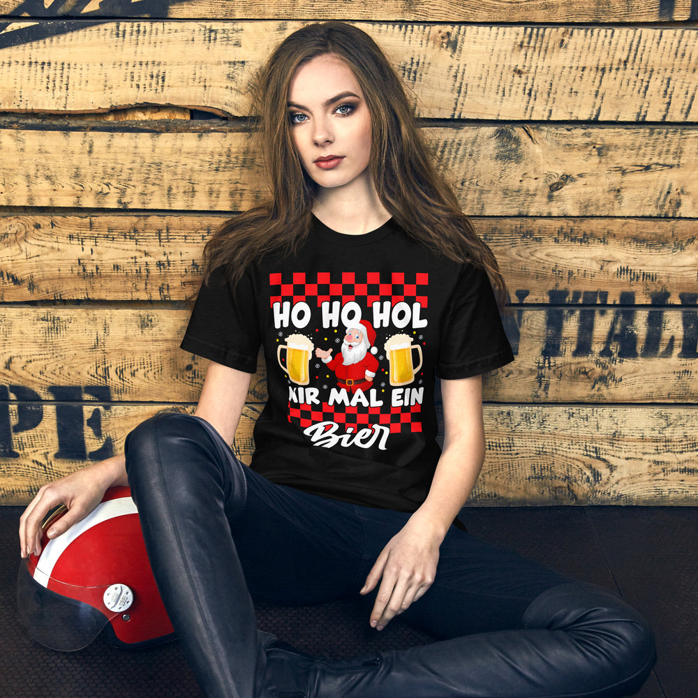 Ho Ho Hol mir mal ein Bier. Weihnachten Spaß T-Shirt