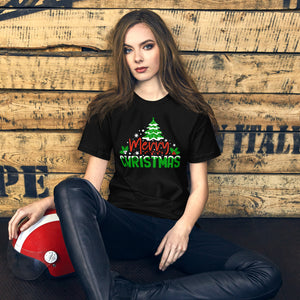 Merry Christmas Tree - Weihnachtsbaum T-Shirt