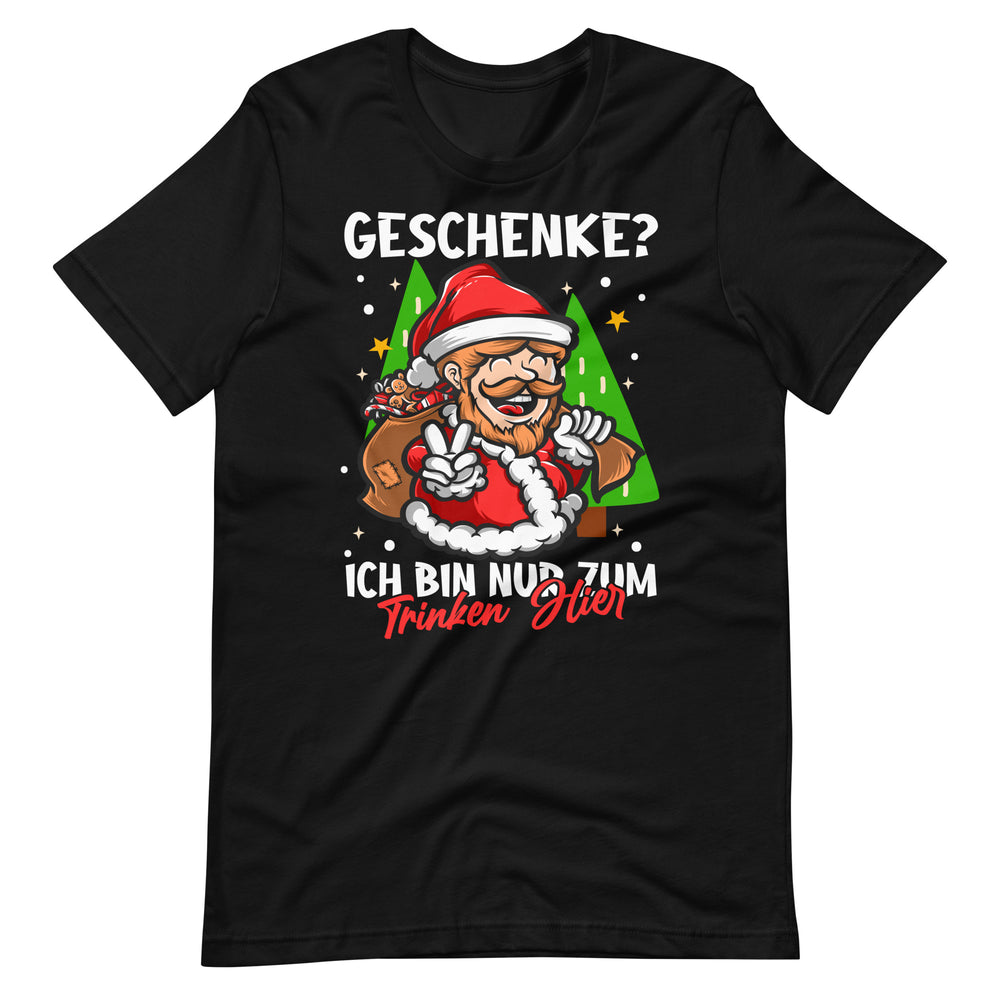 Weihnachten, hier nur zum Trinken! Lustiges Weihnachts-T-Shirt