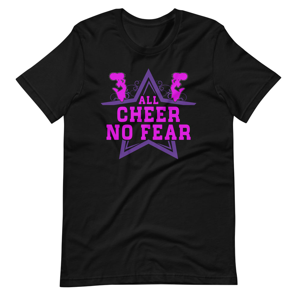 Cheerleading Leidenschaft pur! 'All Cheer, No Fear' T-Shirt für wahre Fans