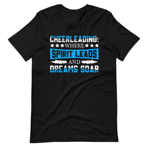 Cheerleading: Wo der Geist führt! Inspirierendes T-Shirt