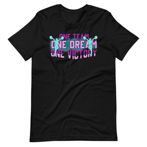 Erfolgreich vereint: One Team, One Dream, One Victory! Cheerleader T-Shirt für Sieg und Stil