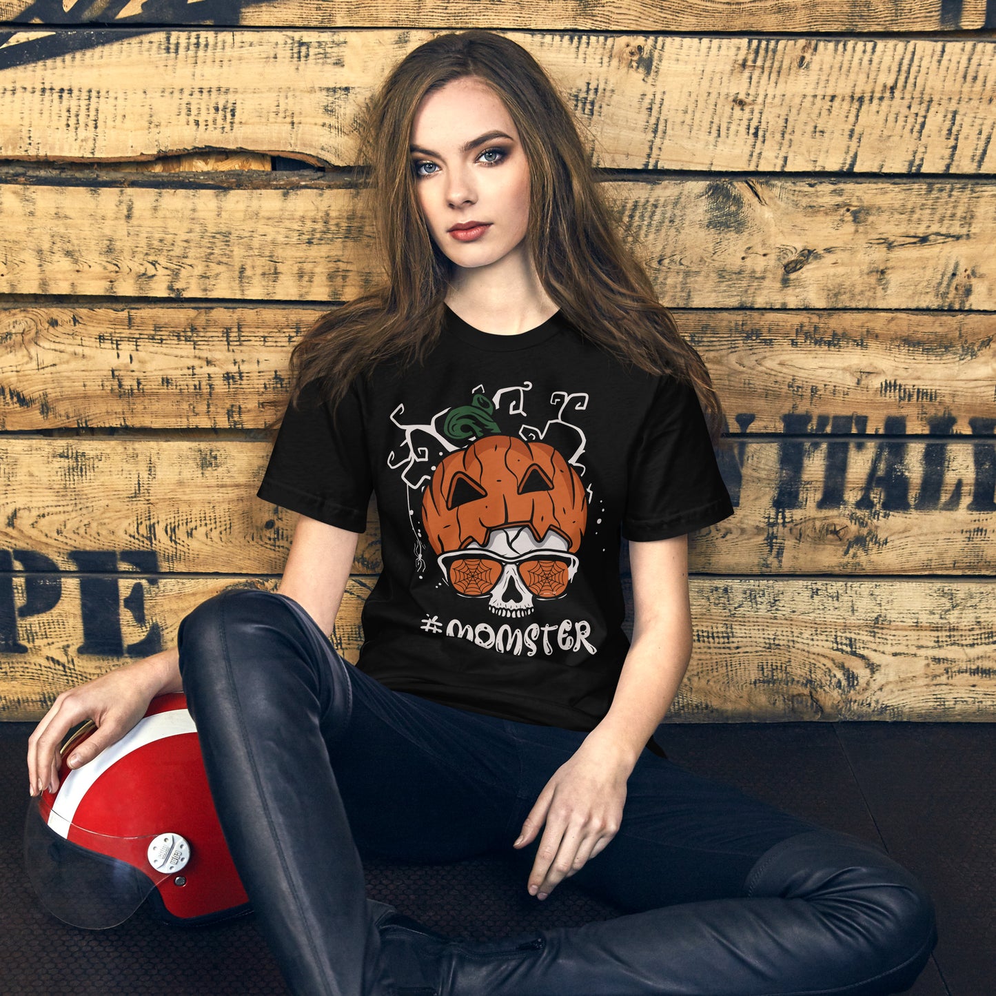 Halloween T-Shirt: MOMSTER - Lustiges Statement für Mütter