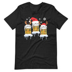Weihnachten Bierkrüge - Lustiges T-Shirt für die festliche Bierliebhaber-Stimmung