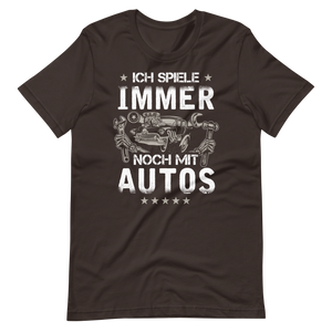 Lustiges T-Shirt - Ich spiele immer noch mit Autos