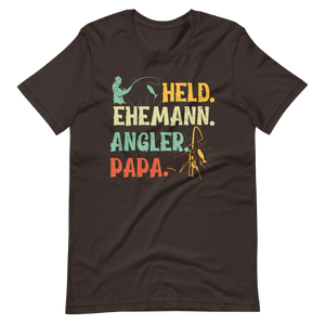 Held, Ehemann, Angler, PAPA! - Witziges Vatertag T-Shirt