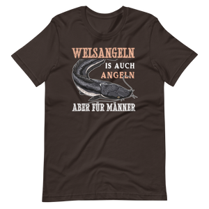 Welsangeln - viel cooler als Angeln T-Shirt | Angelshirt für Fischer